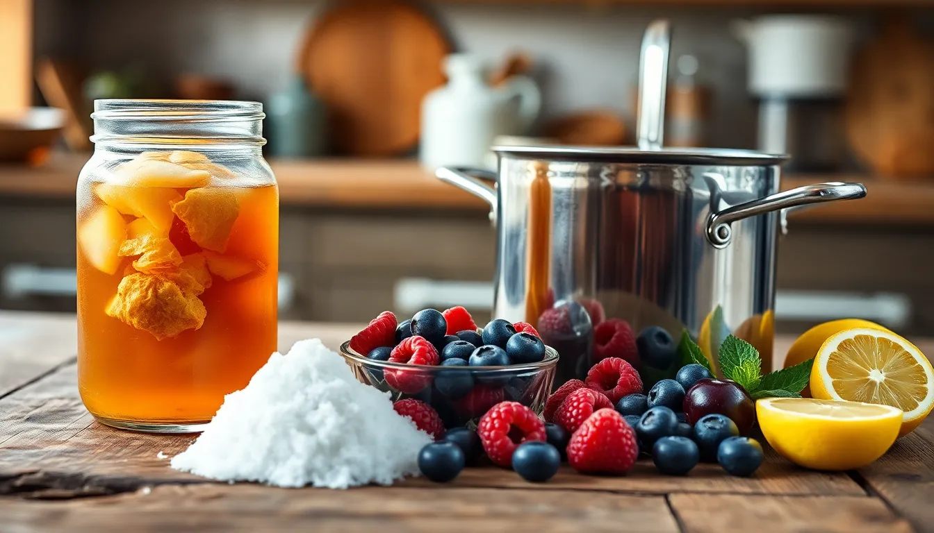 콤부차 발효 과정