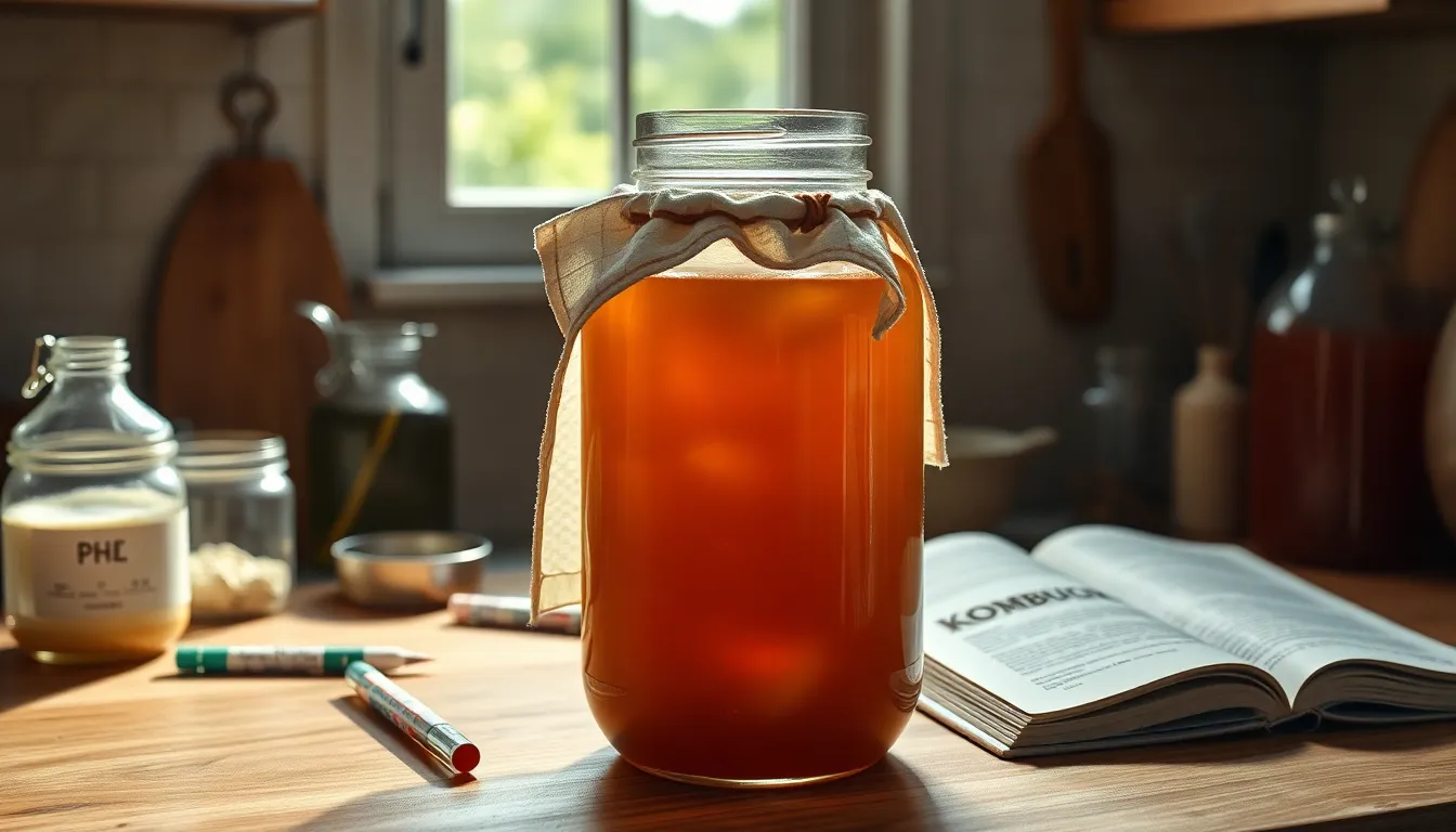 콤부차 발효 과정