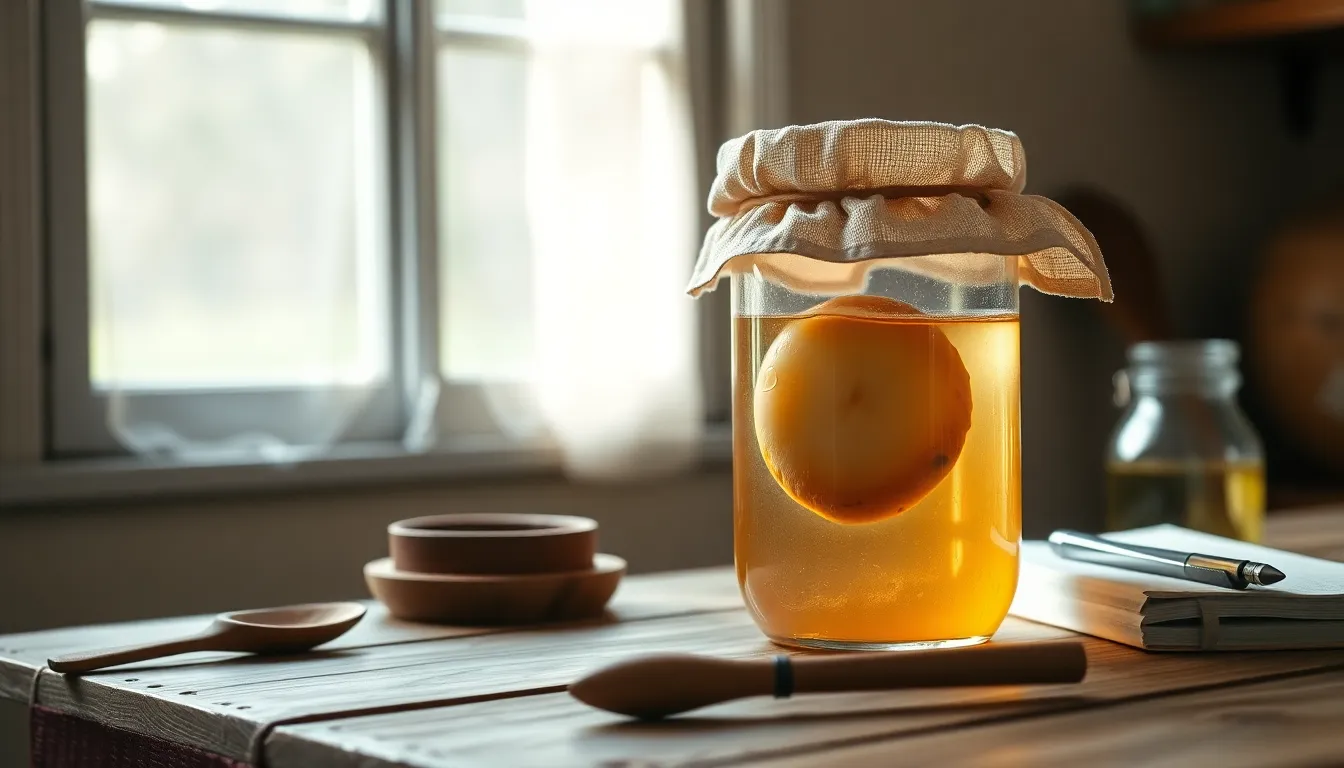 콤부차 발효 과정