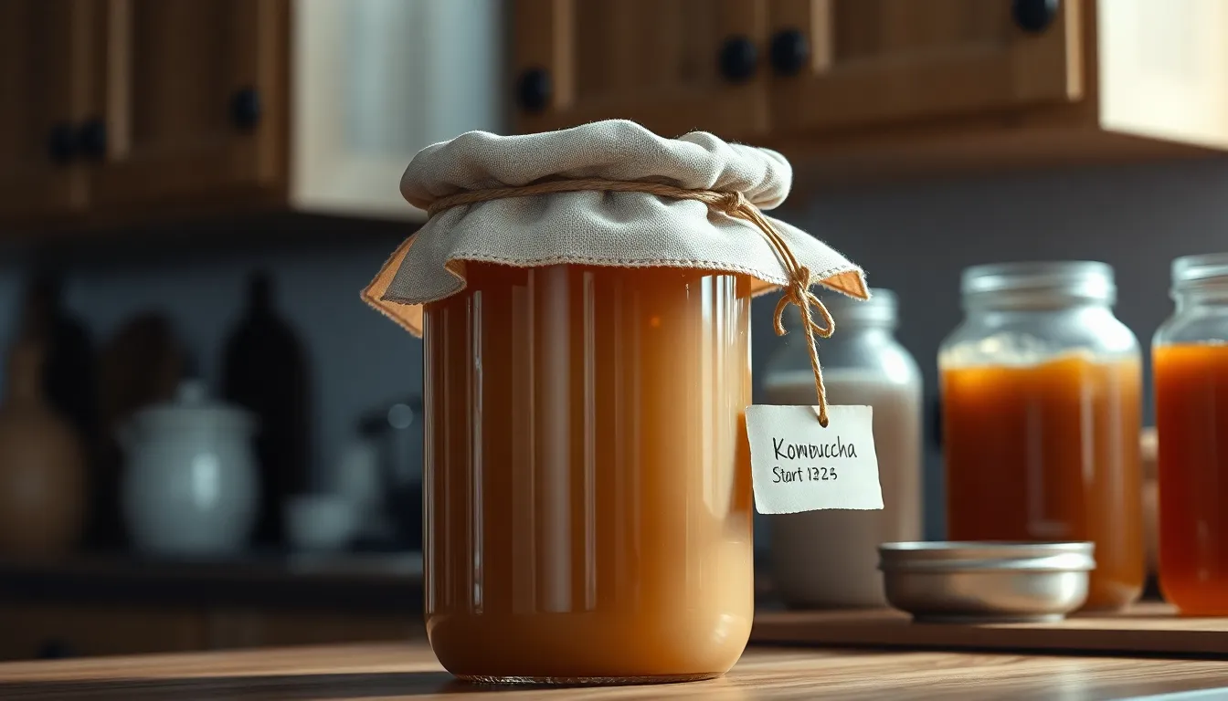 콤부차 발효 과정