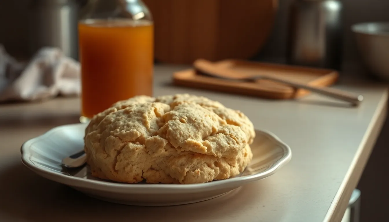 갓 구운 쫄깃한 콤부차 스콘 이미지