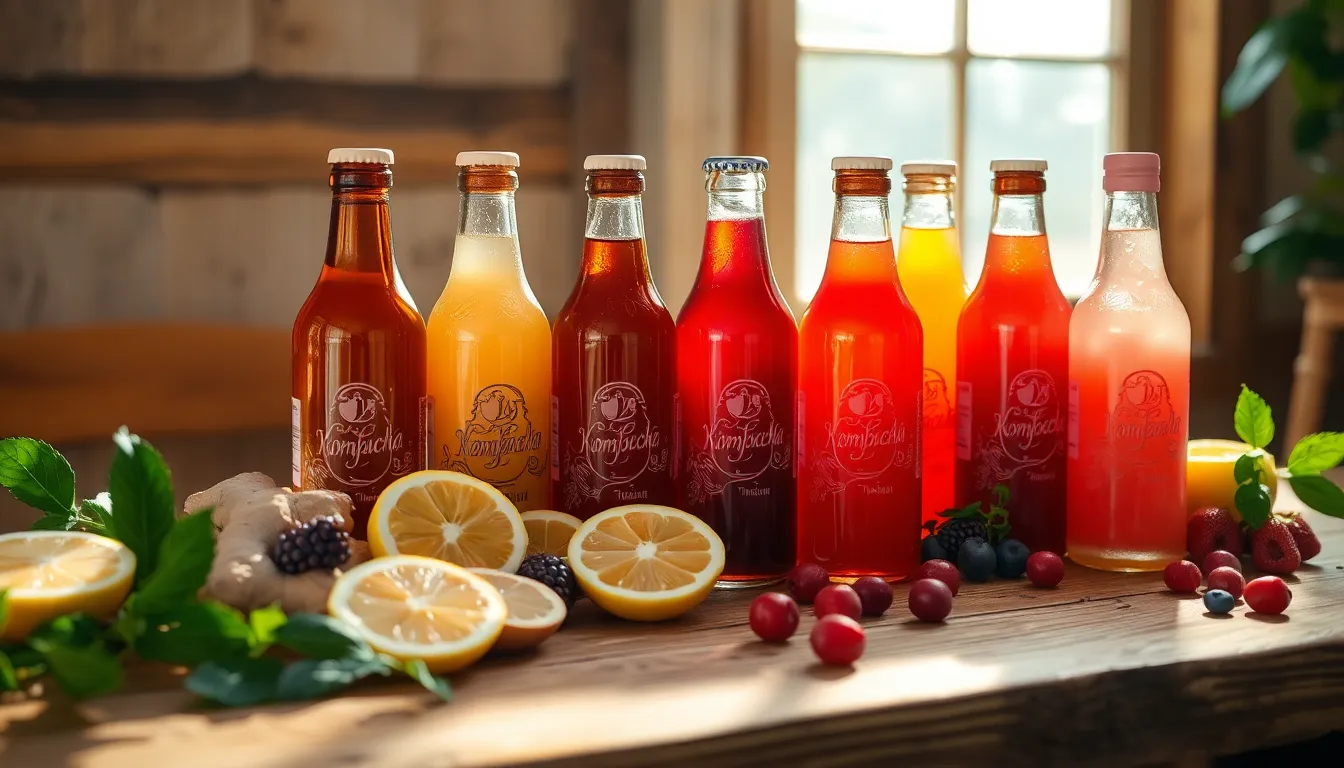 콤부차와 건강 이미지